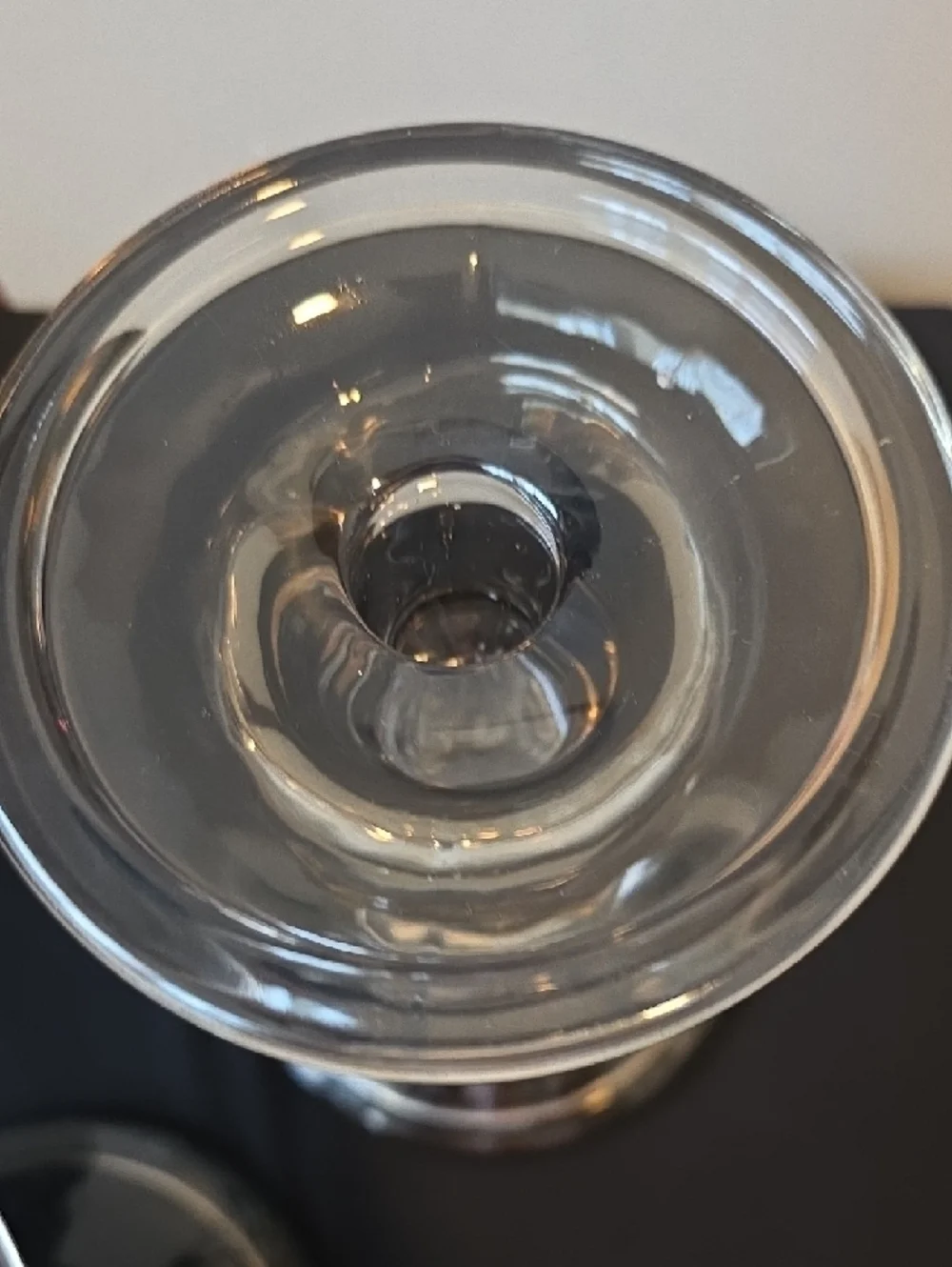 Mikasa Smokey Glass Candle Holders - Pair